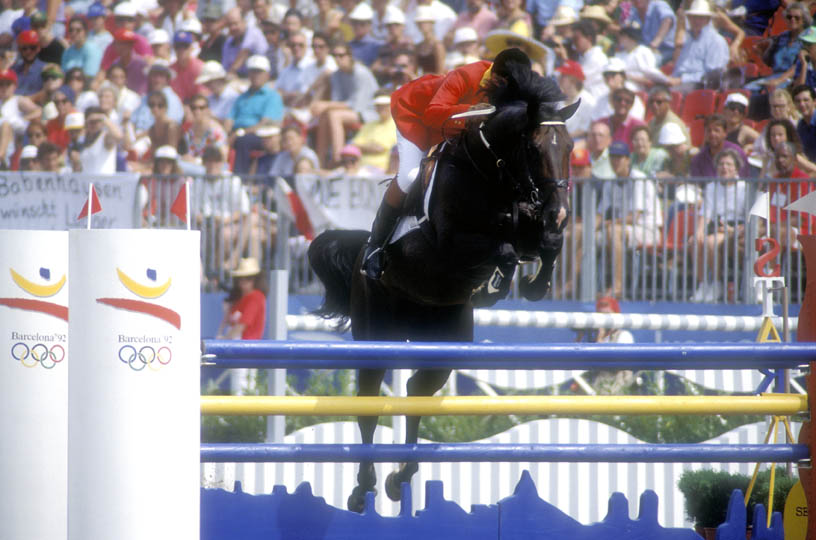 Ludo Philippaerts and Darco at the Barcelona Olympics 1992